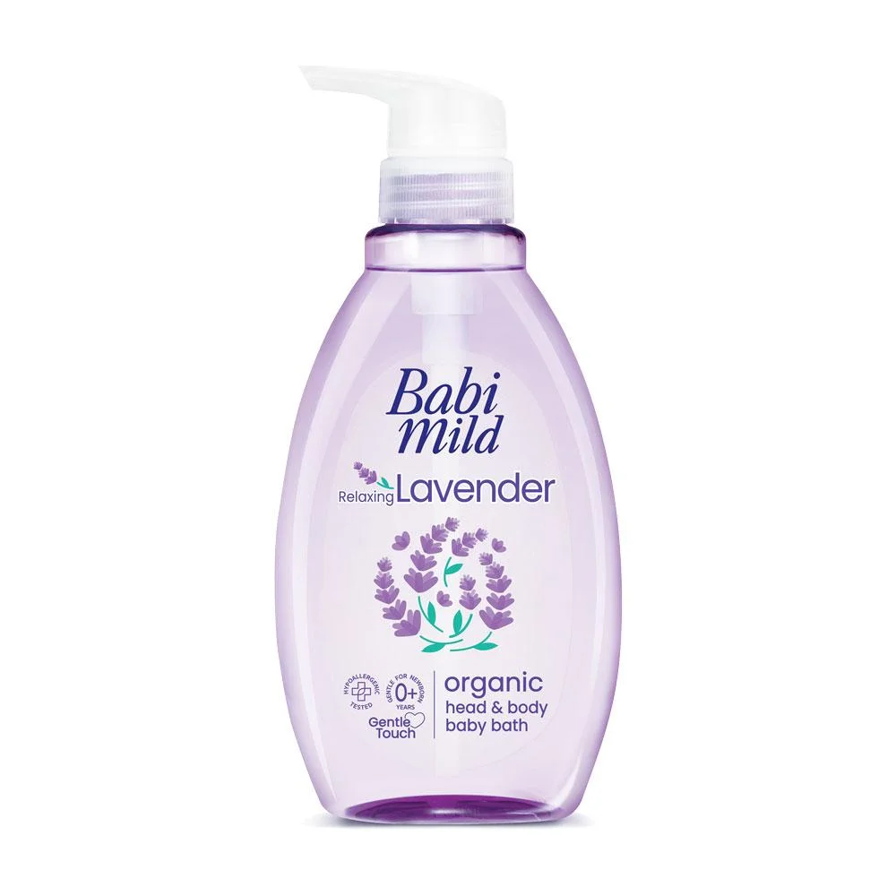 Sữa Tắm Gội Babi Mild Lavender Organic 380ml