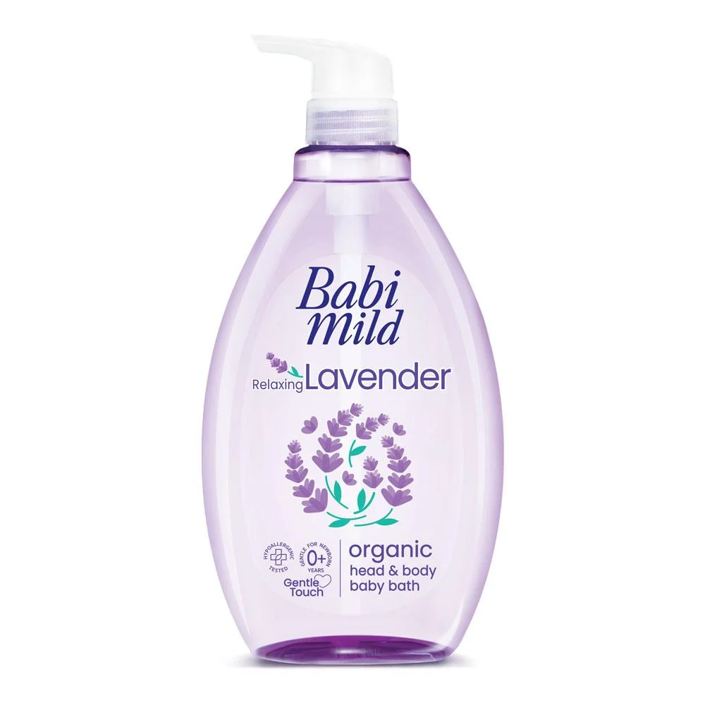 Sữa Tắm Gội Babi Mild Lavender Organic 800ml