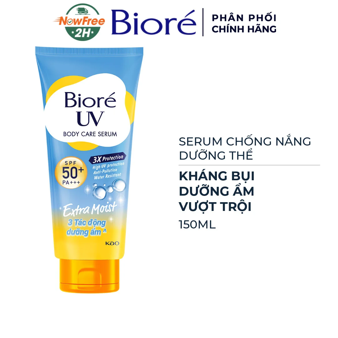Serum Chống Nắng Dưỡng Thể Bioré Dưỡng Ẩm Vượt Trội 150ml