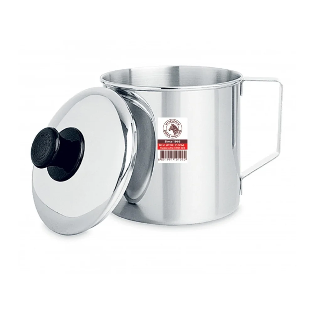 Ca Inox 304 Zebra Có Nắp 500ml