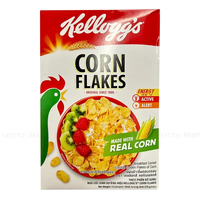 Bánh Ăn Sáng Ngũ Cốc Dinh Dưỡng Kellogg's Corn Flakes Vị Bắp 275g