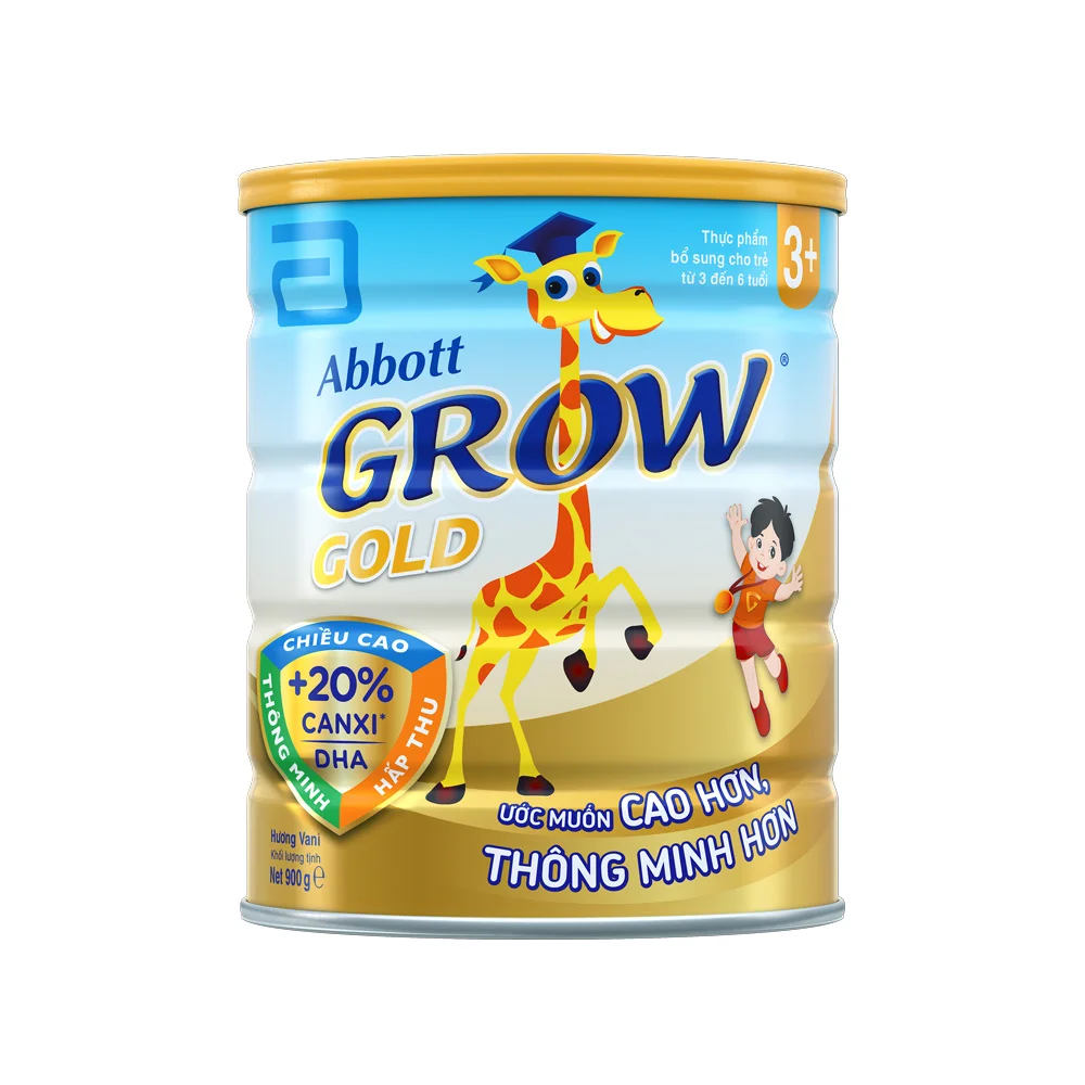 Sữa Bột Abbott Grow Gold 3+ Hương Vani 800g (Dành Cho Trẻ Từ 3-6 Tuổi)