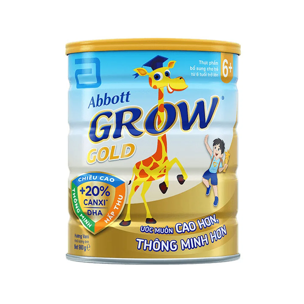 Sữa Bột Abbott Grow School Gold 6+ Hương Vani 800g (Dành Cho Trẻ Từ 6 Tuổi Trở Lên)