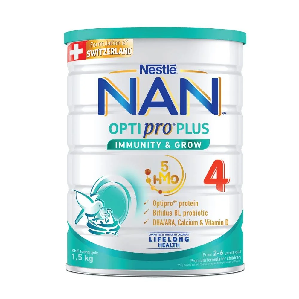 Sản Phẩm Dinh Dưỡng Nan OptiproPlus 4 5HMO 1.5kg