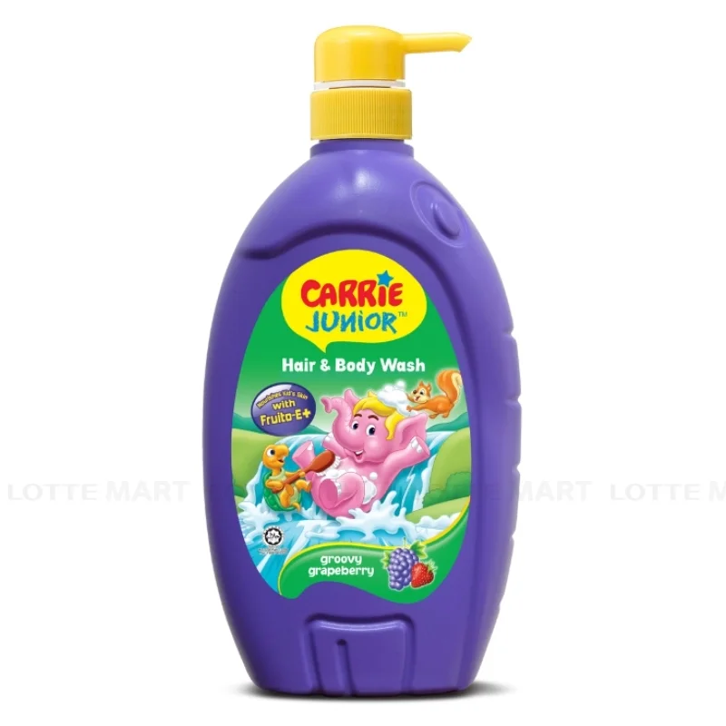 Dầu Tắm Gội Carrie Junior Grapeberry 700ml (Phù Hợp Với Bé Từ 2 Tuổi Trở Lên)
