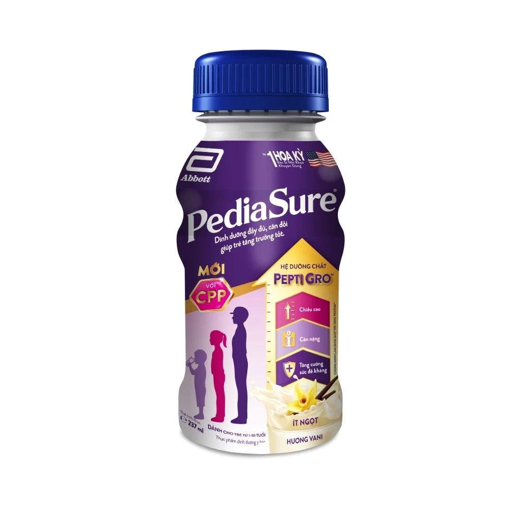 Thực Phẩm Dinh Dưỡng Pediasure Vani Chai 237ml