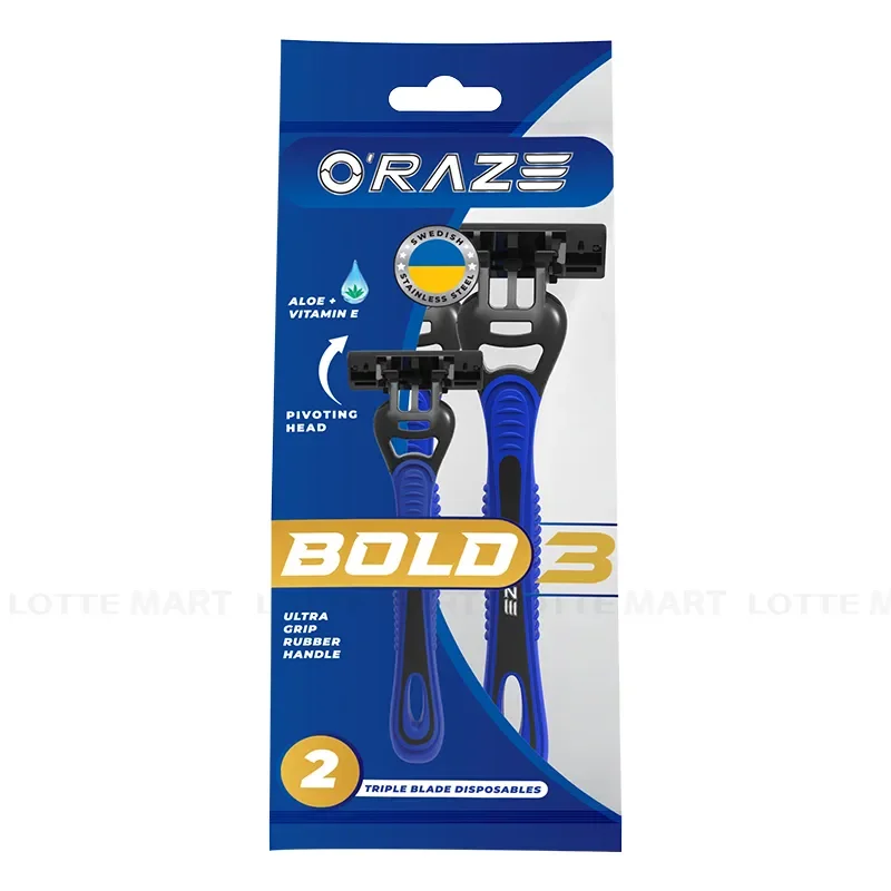 Dao Cạo Râu 3 Lưỡi O'Raze OR04 Bold 3