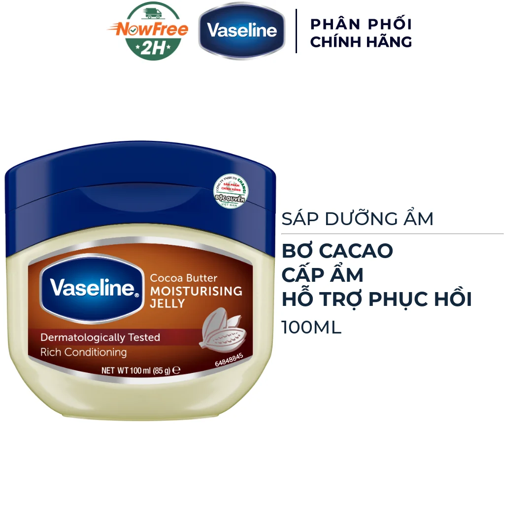 Sáp Dưỡng Ẩm Vaseline Bơ Cacao 100ml