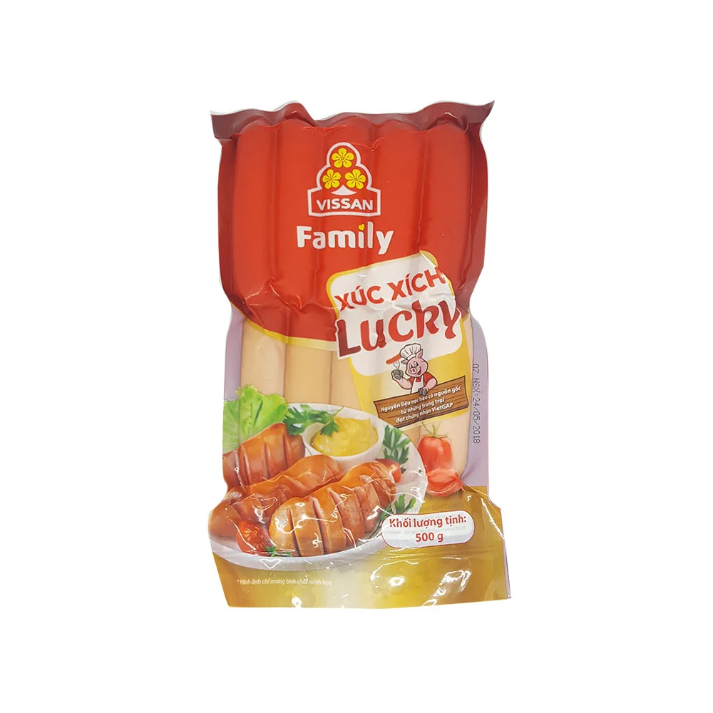 Xúc Xích Lucky Vissan Family 500g