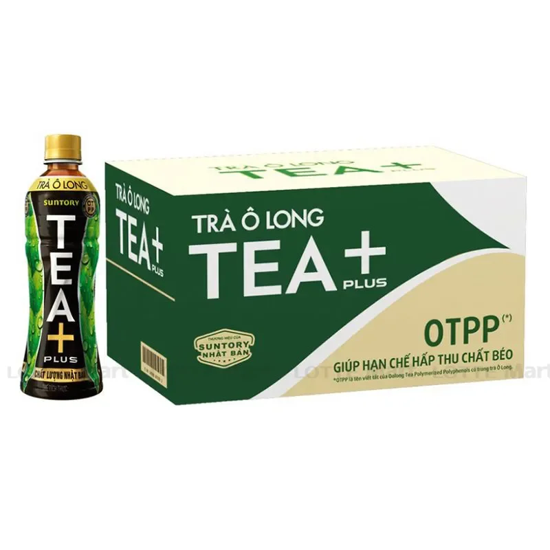 Thùng 24 Chai Trà Ô Long TEA+ Plus 450ml