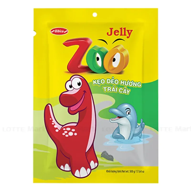 Kẹo Dẻo Zoo Jelly Áo Đường Bibica 500g