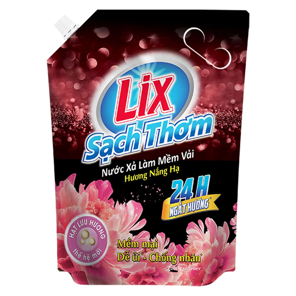 Nước Xả Lix Sạch Thơm Nắng Hạ Túi 3.2L