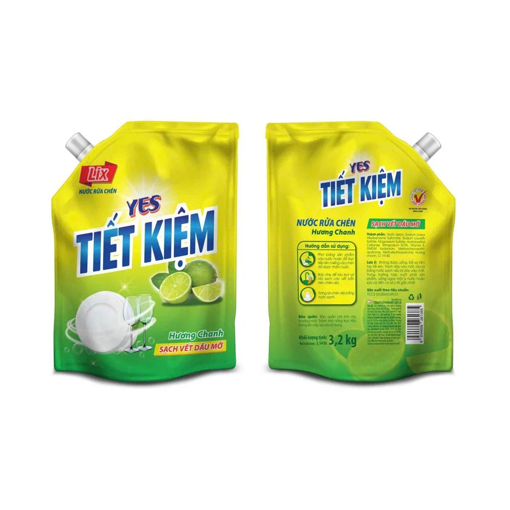 Nước Rửa Chén Yes Tiết Kiệm Hương Chanh 3.2kg