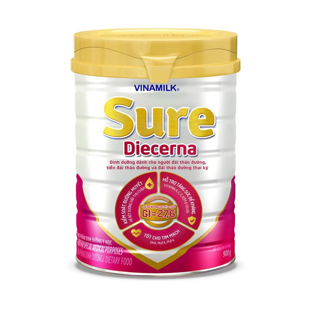 Sữa Bột Vinamilk Sure Diacerna 900g