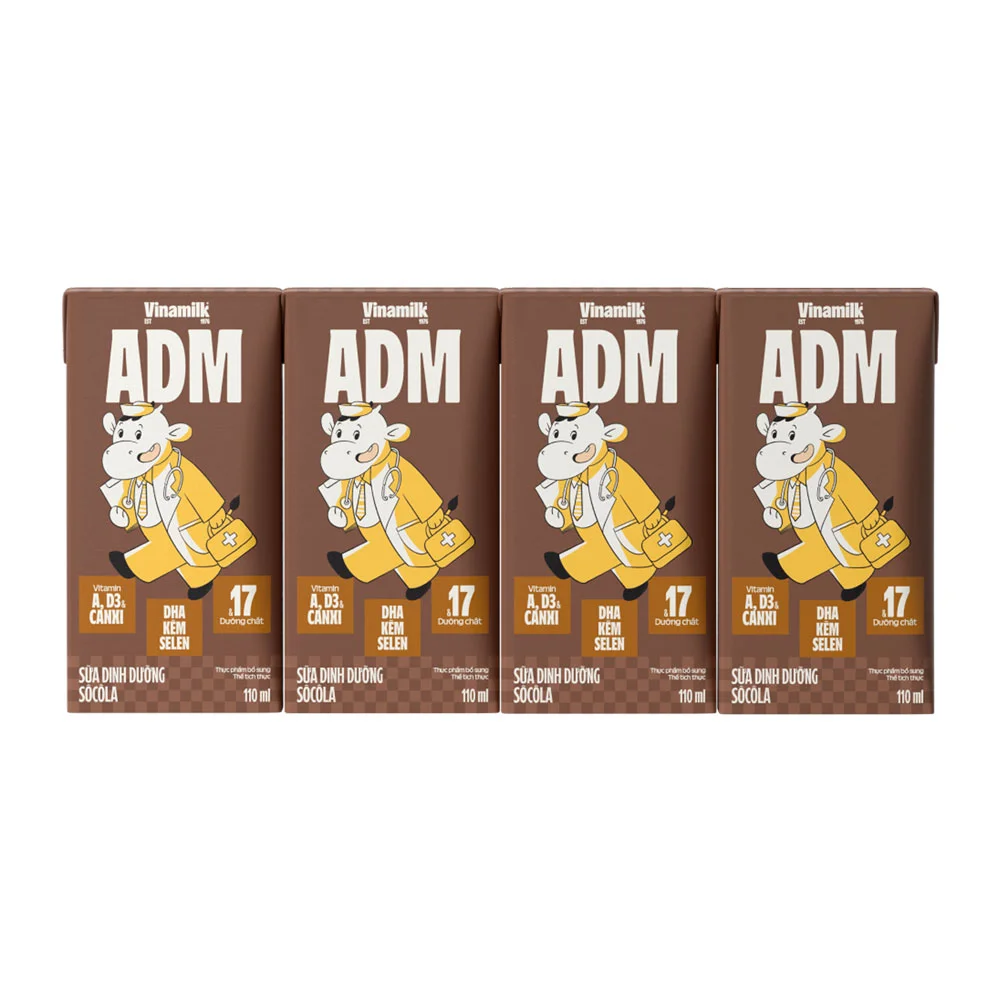 Sữa Dinh Dưỡng Vinamilk ADM Soco 4x110ml