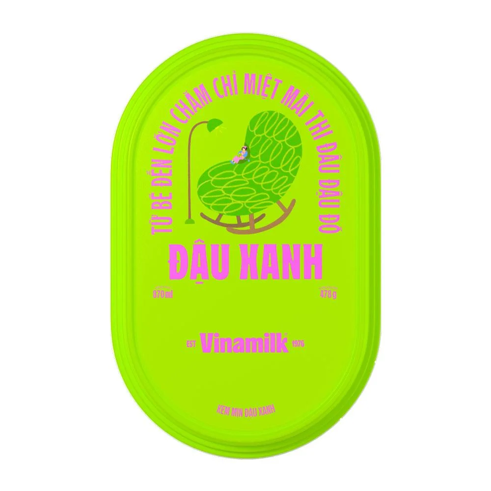 Kem Vinamilk Đậu Xanh 870ml