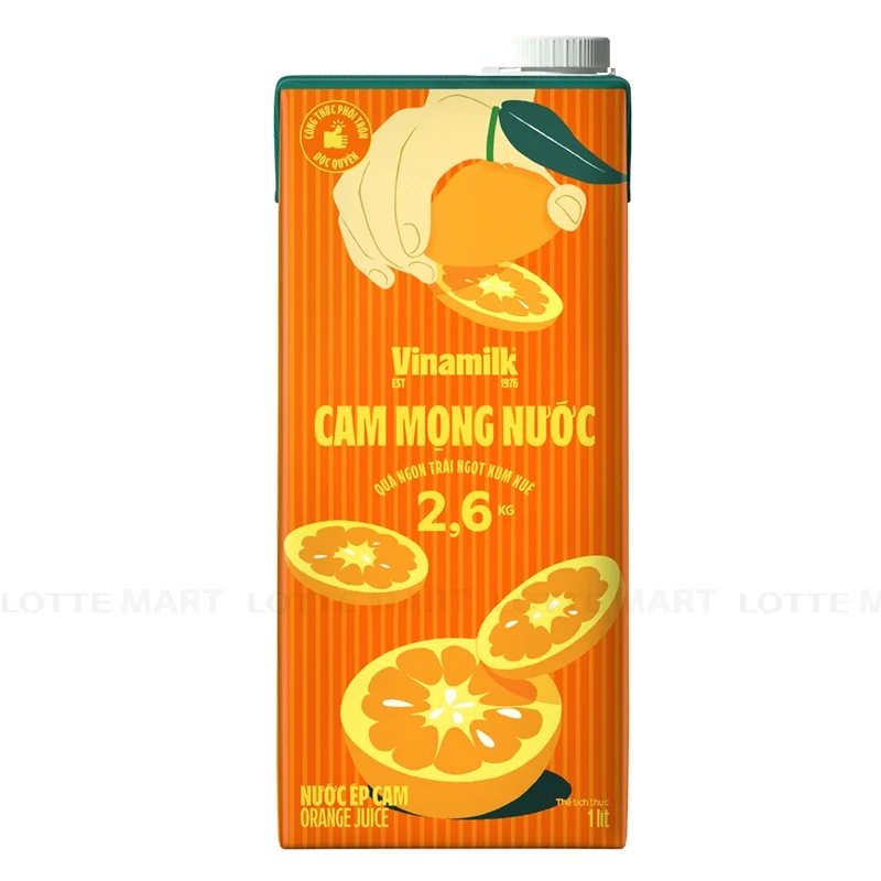 Nước Ép Cam Vinamilk Hộp 1L