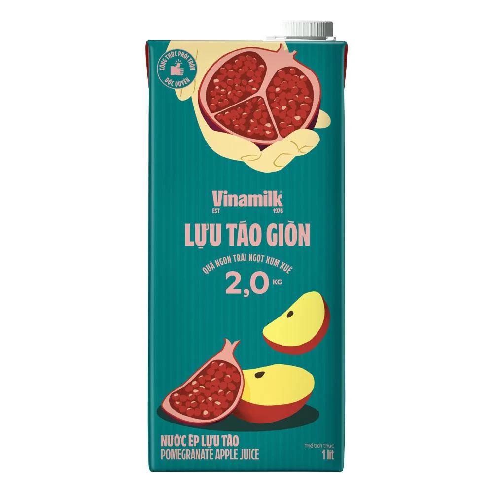 Nước Ép Lựu Táo Vfresh Vinamilk Hộp 1L