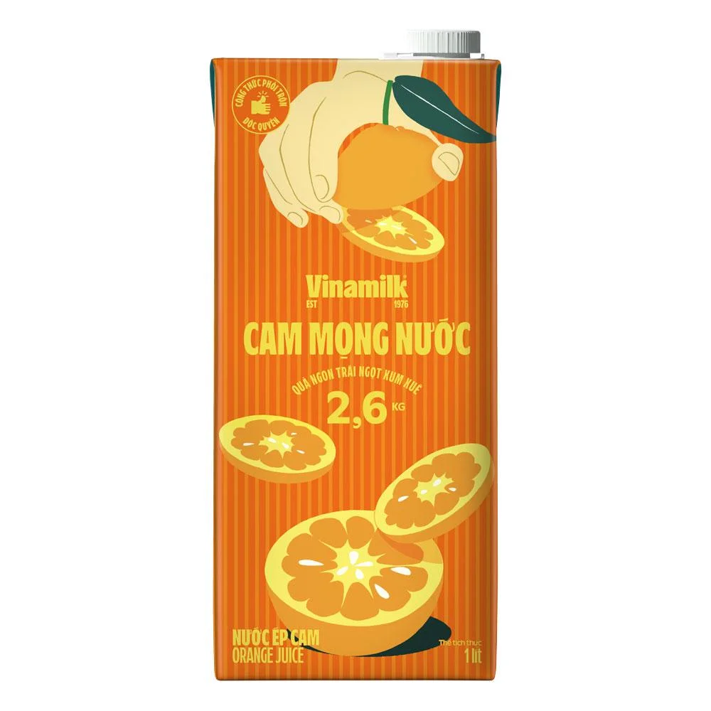 Nước Ép Cam Vfresh Không Đường 1L