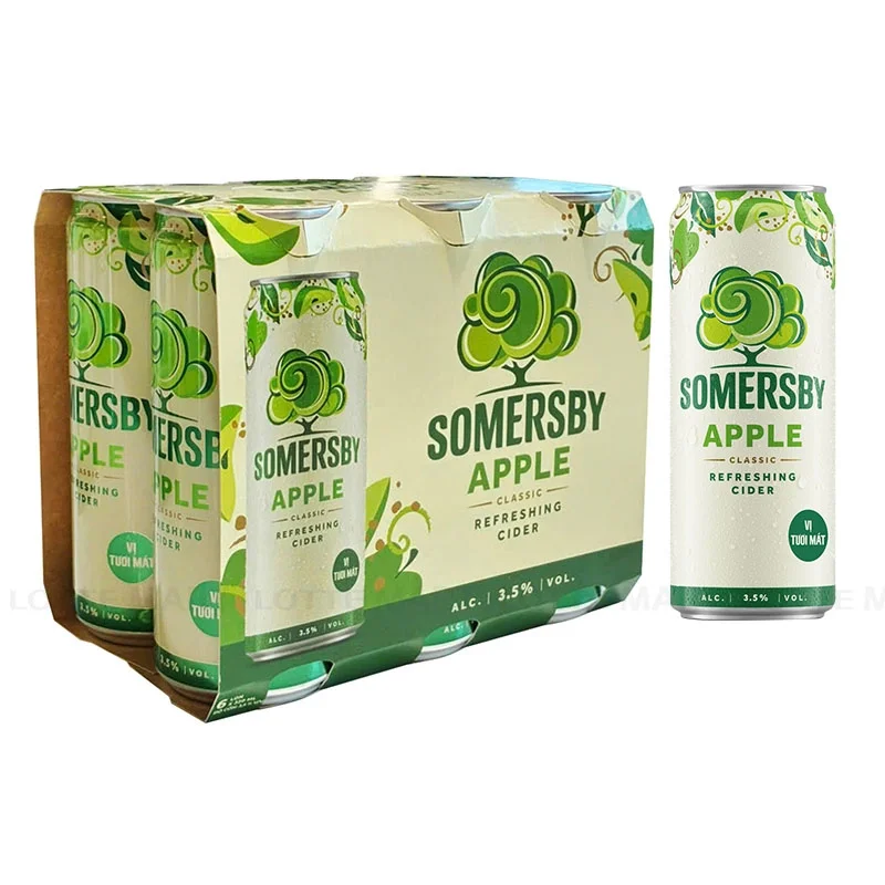 Lốc 6 Lon Nước Táo Lên Men Somersby 3.5% ABV 320ml