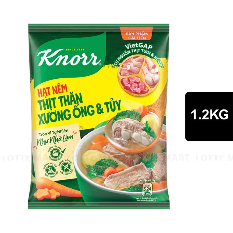 Hạt Nêm Knorr Thịt Thăn Xương Ống & Tủy 1.2kg