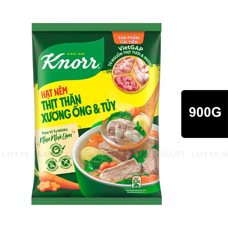 Hạt Nêm Knorr Thịt Thăn Xương Ống và Tủy 900g