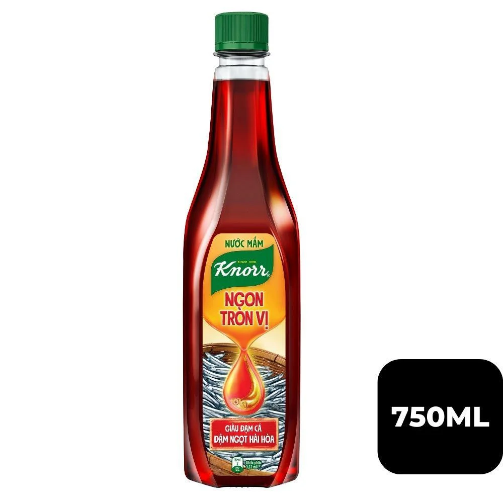Nước Mắm Knorr Ngon Tròn Vị 15 Độ Đạm 750ml