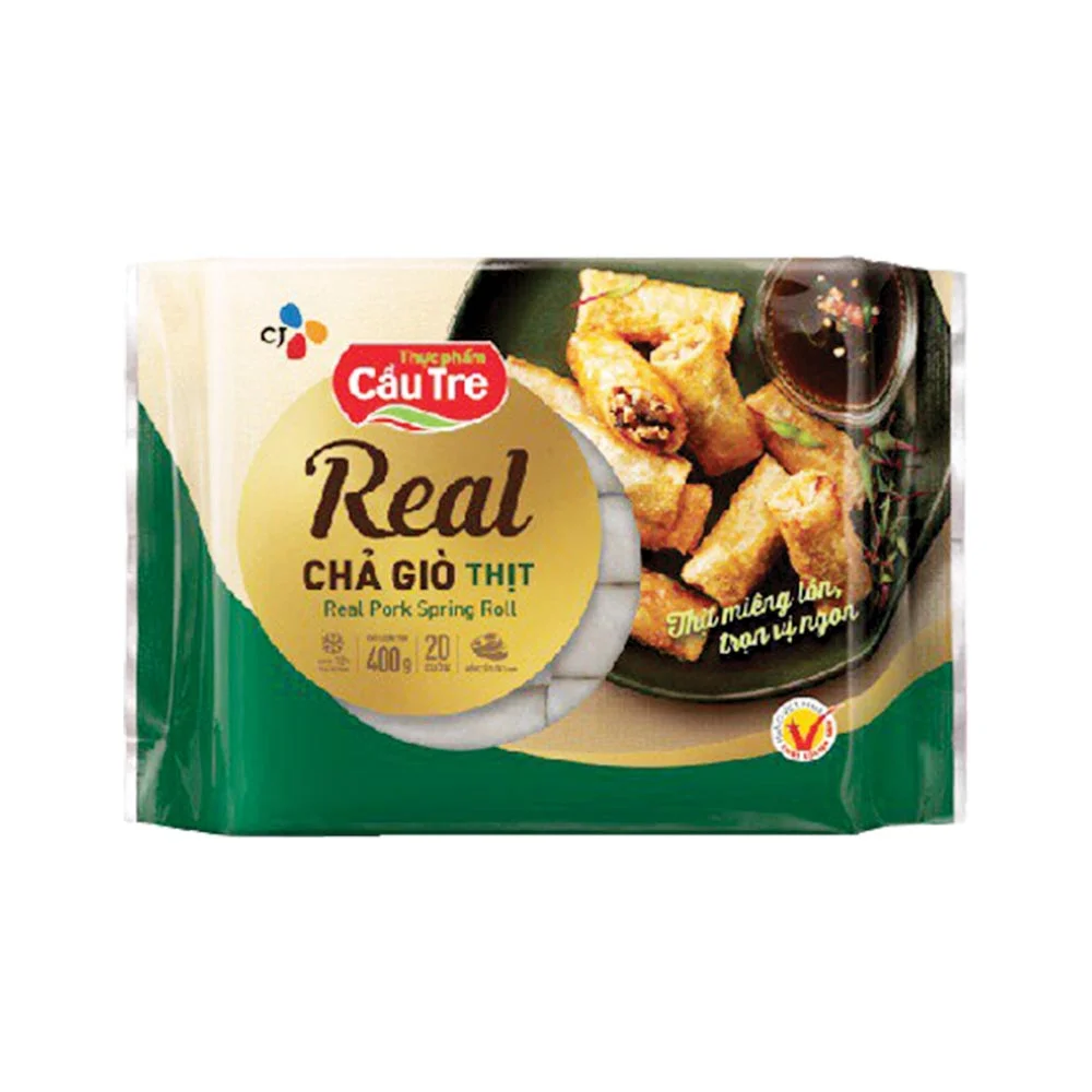 Chả Giò Real Thịt Cầu Tre Gói 400g