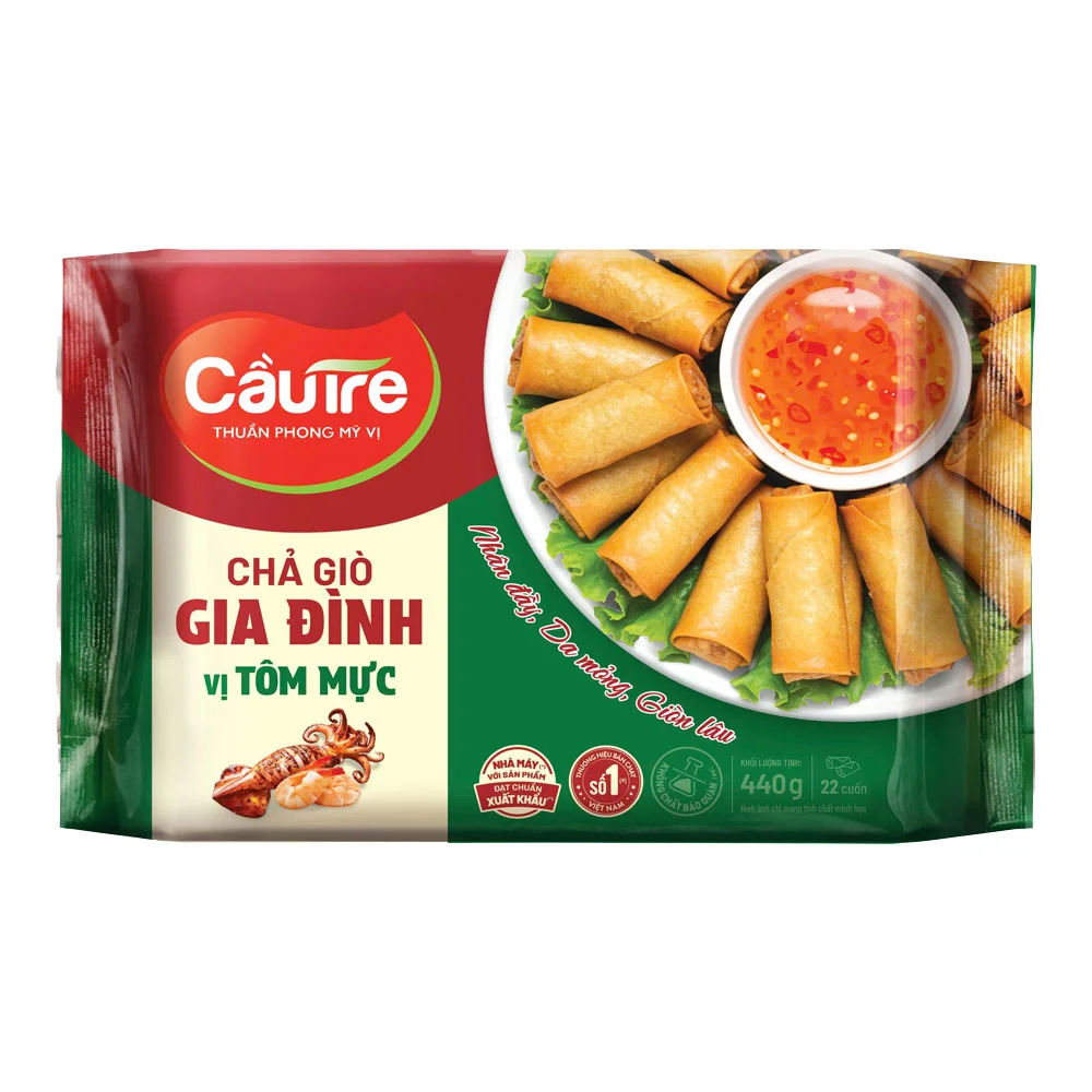Chả Giò Cầu Tre Tôm Mực 440g