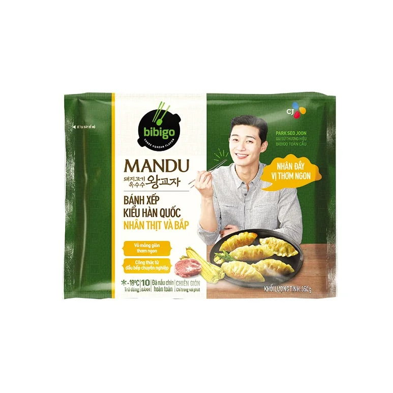 Bánh Xếp bibigo Nhân Thịt và Bắp Gói 350g