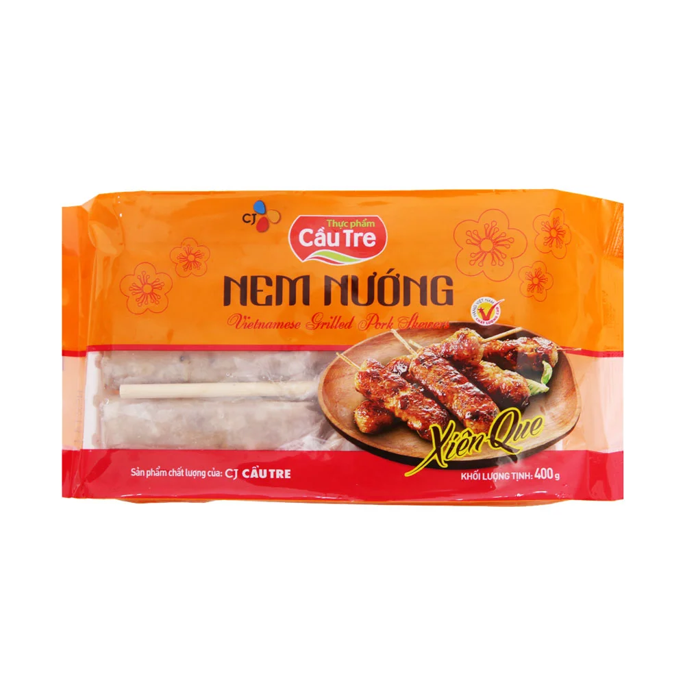 Nem Nướng Xiên Que Cầu Tre Gói 400g