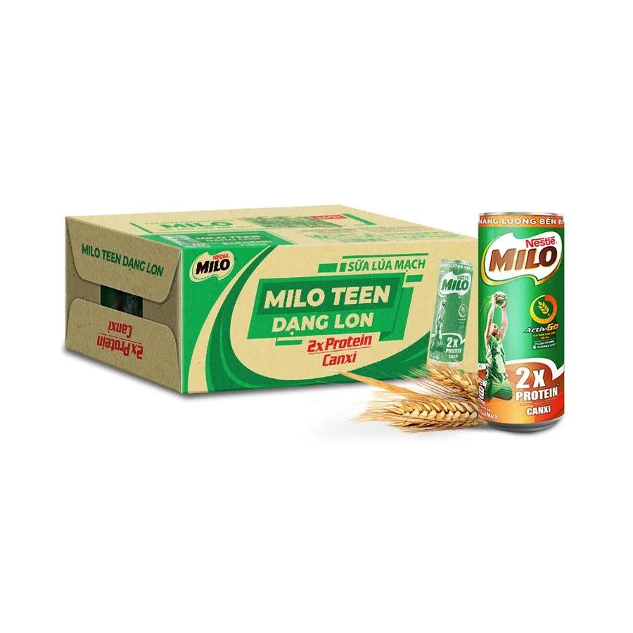 Thức Phẩm Bổ Sung Milo Lon 24 x 240ml