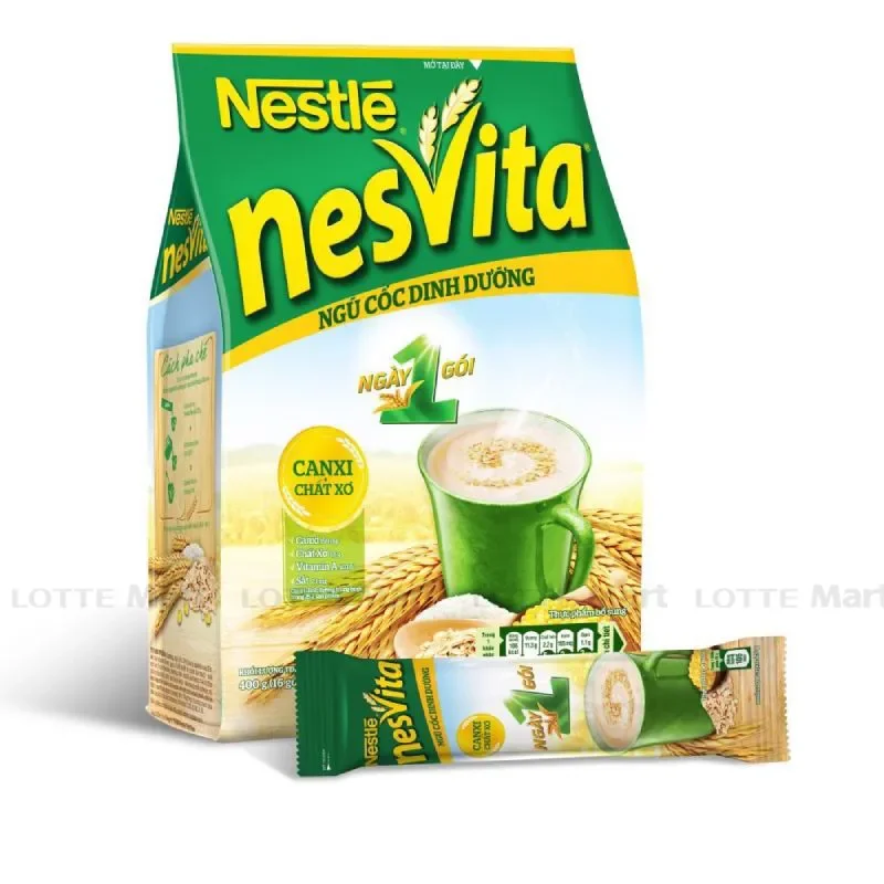 Bột Ngũ Cốc Dinh Dưỡng Nestle Nesvita 350g (14 Gói x 25g)