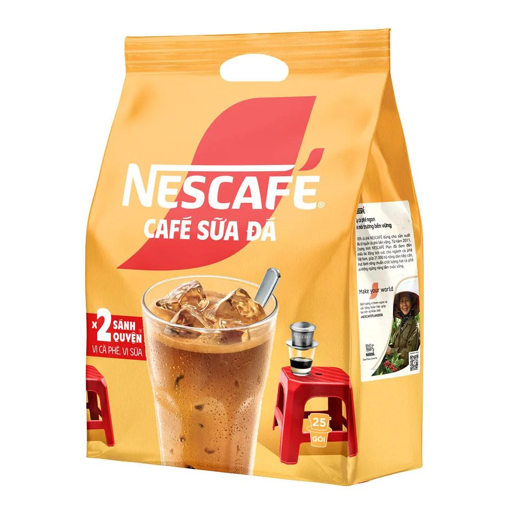 Cà Phê Sữa Hòa Tan Nescafé 3in1 Bịch 25 Gói x 20g