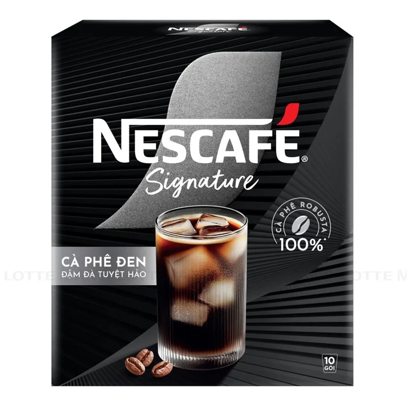 Cà Phê Đen Hòa Tan Nescafé Signature (10 Gói x 10.5g)