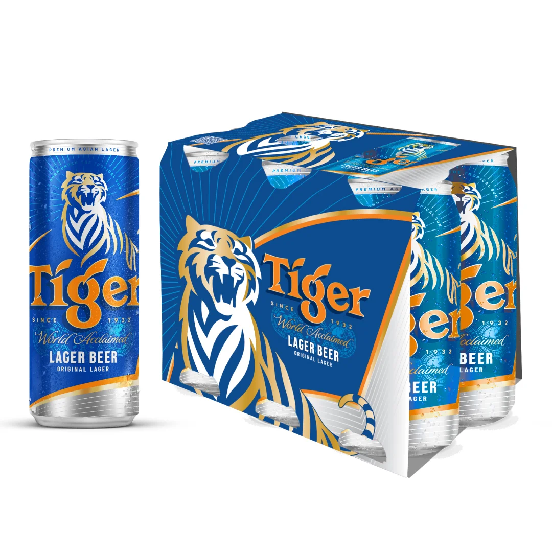 Bia Tiger Lốc 6lonx330ml