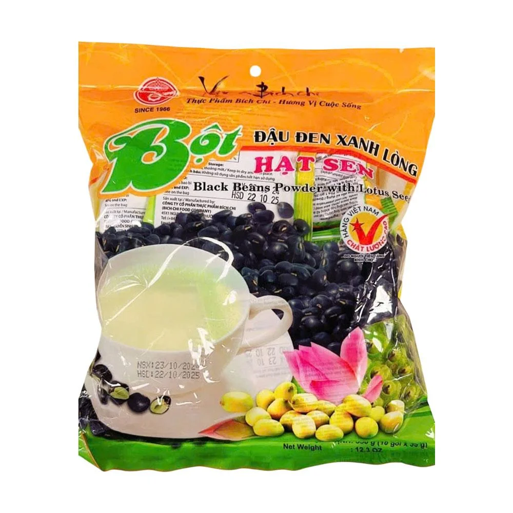 Bột Đậu Đen Hạt Sen Bích Chi 10 Gói x 35g
