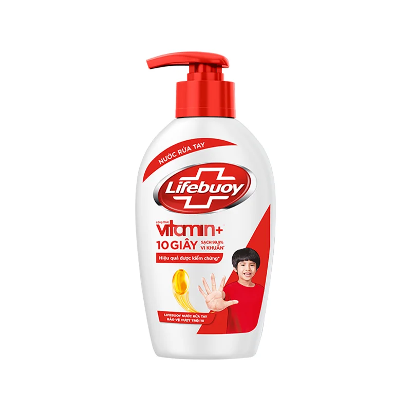 Nước Rửa Tay Lifebuoy Bảo Vệ Vượt Trội 10 Chai 180g