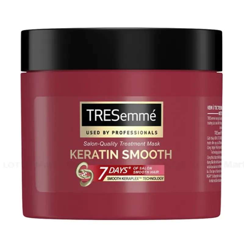 Kem Ủ Tresemme Keratin Smooth Vào Nếp Suôn Mượt Hũ 180ml