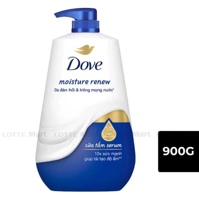 Sữa Tắm Dove Serum Với Pro-Ceramide Da Đàn Hồi Mọng Nước Chai 900g
