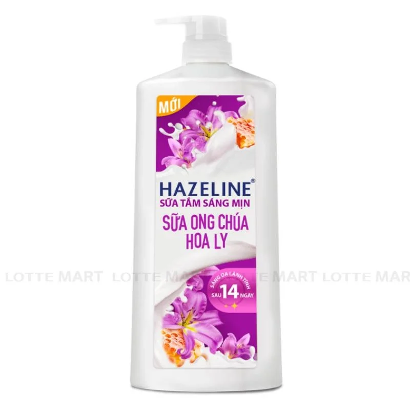 Sữa Tắm Hazeline Chiết Xuất Sữa Ong Chúa Hoa Ly Sáng Mịn Phục Hồi Chai 800g