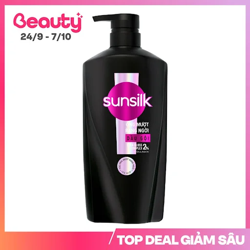 Dầu Gội Sunsilk Óng Mượt Rạng Ngời 100 Giờ 850g