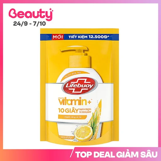 Nước Rửa Tay Lifebuoy Hương Chanh Sả 400g