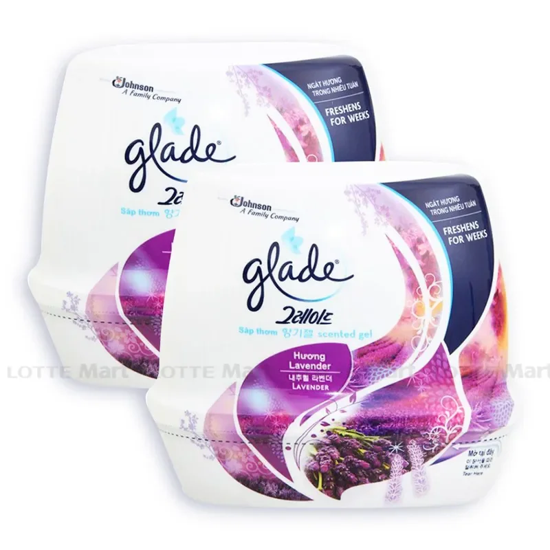 Lô 2 Cái Sáp Thơm Glade Hương Lavender 180g