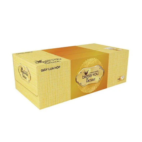 Khăn Giấy Hộp Bless You Lamour 120 Miếng