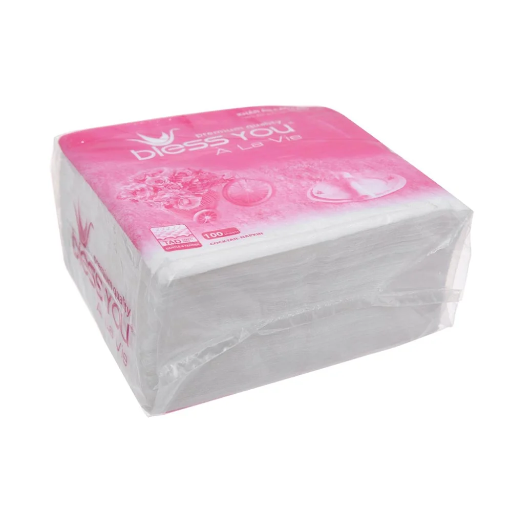 Khăn Ăn Bless You 33×33 2 Lớp 100 Tờ