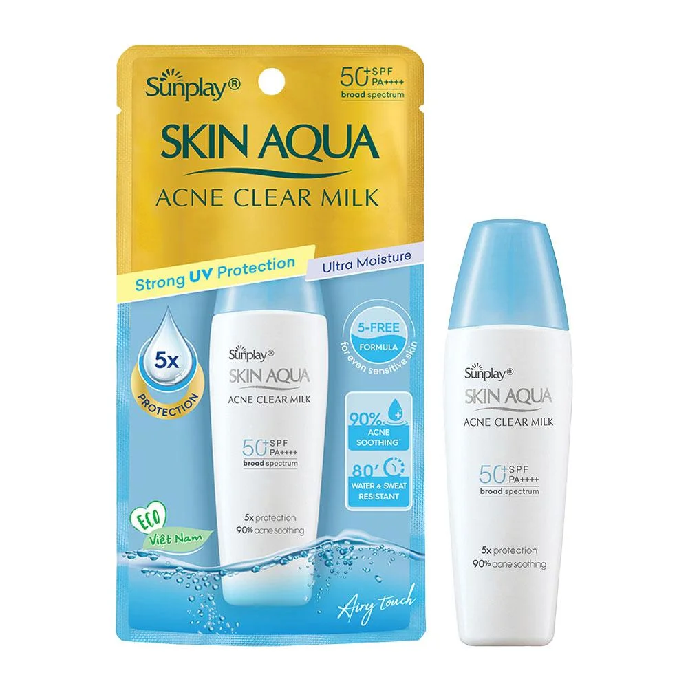 Sữa Chống Nắng Sunplay Skin Aqua Dưỡng Da Ngừa Mụn 25g