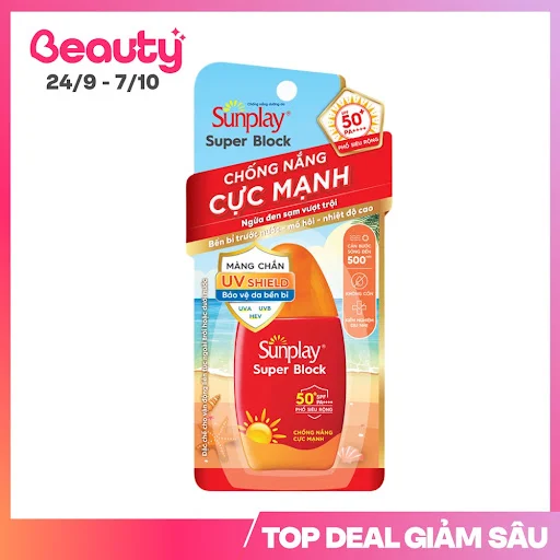 Sữa Chống Nắng Sunplay Super Block SPF 50+ Pa++++ 70g