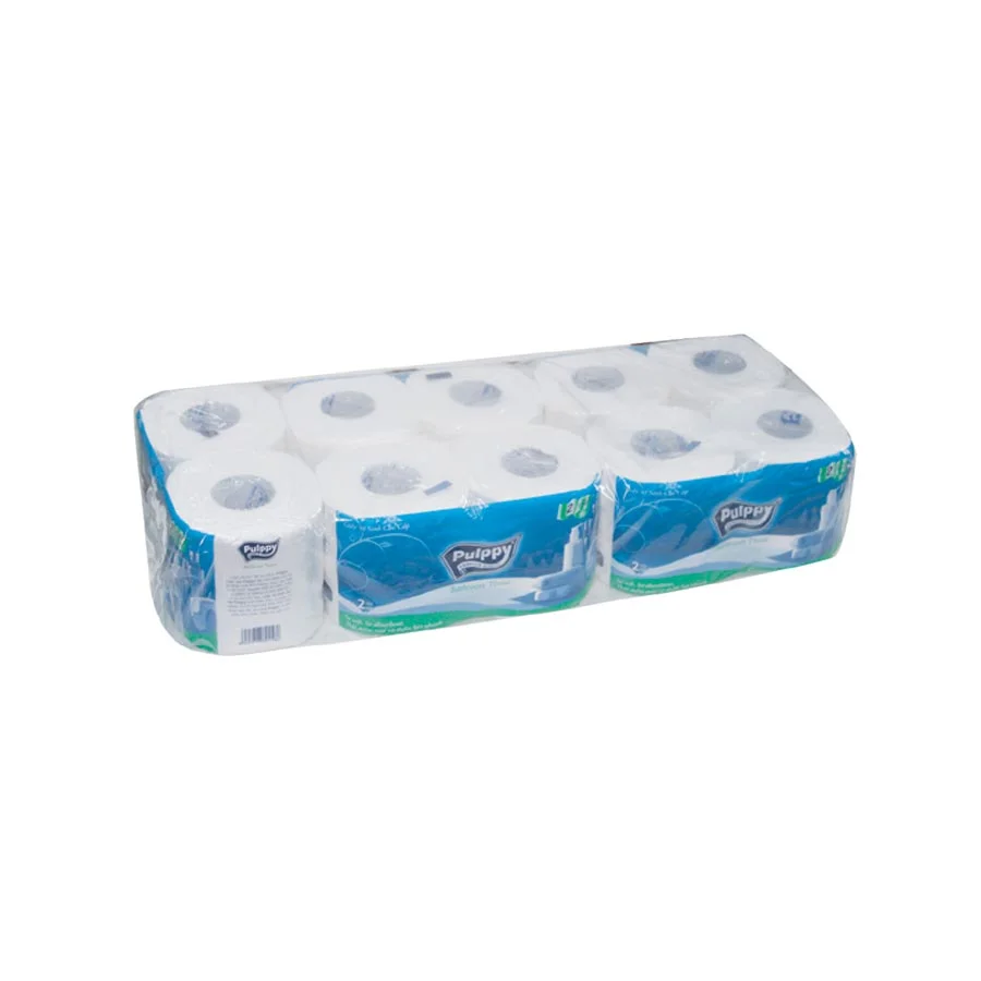 Lốc 10 Cuộn Giấy Vệ Sinh Pulppy Classic 2 Lớp