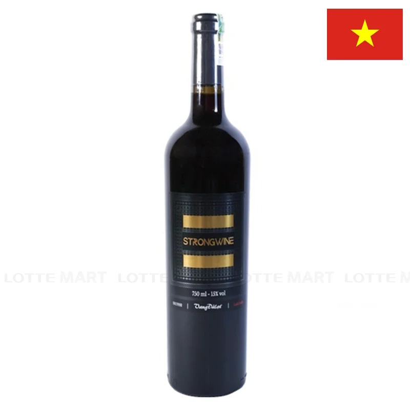 Rượu Vang Đỏ Đà Lạt Strong 15% ABV Chai 750ml